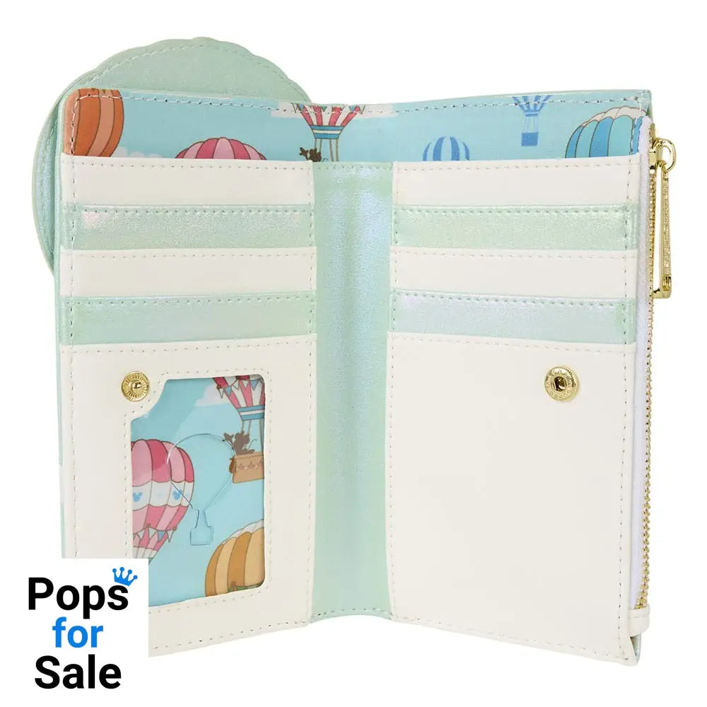 Disney by Loungefly Wallet Mickey & Friends Hot Air Balloon NEW