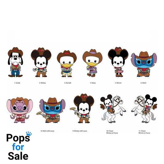 Disney Classic Western 3D Foam Bag Clips Series 72 Display (24)