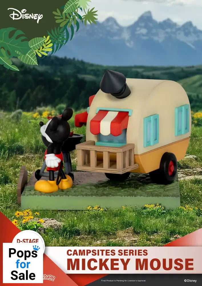 Disney D-Stage Campsite Series PVC Diorama Mickey Mouse 10 cm Dioramas