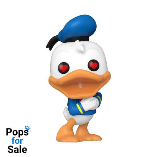 Disney DD 90th Anniversary POP! Disney Vinyl Figure Donald Duck(heart eyes) 9 cm