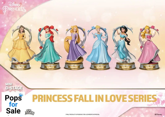 Disney Mini Diorama Stage Statues Princess Fall In Love Series 12 cm Assortment (6)