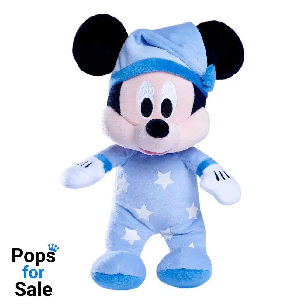 Disney Plush Figure Good Night Mickey Glow in the Dark 25 cm Plushes
