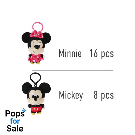 Disney Plush Keychains Minnie & Mickey 12 cm Assortment (24)