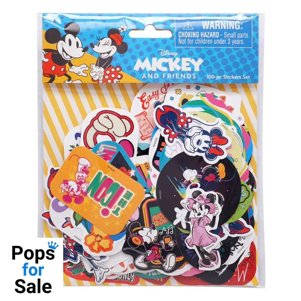 Disney Stickers Set 100-Pack Mickey & Minnie Album & stickers