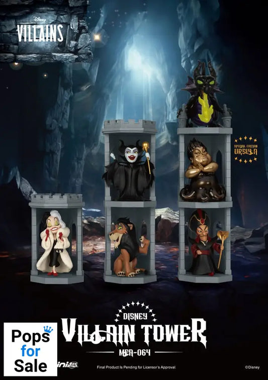 Disney Villains Mini Egg Attack Blind Box Figures Series Villain Tower 12 cm Assortment (6)