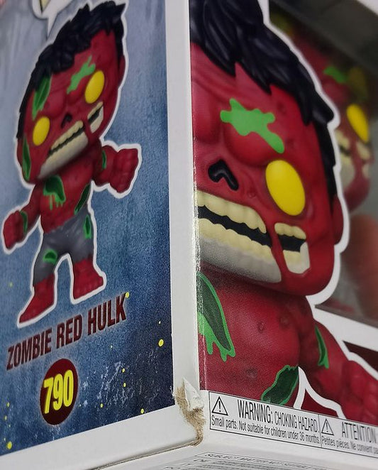 790 Zombie Red Hulk - Marvel Zombies - Funko POP - Box Damaged