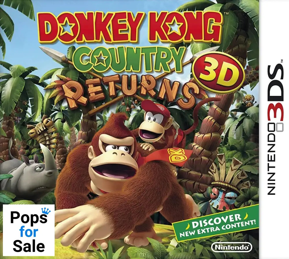 Donkey Kong Country Returns 3D for Nintendo 3DS