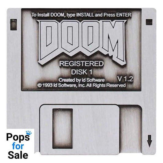 Doom Pin Badge Floppy Disk Limited Edition