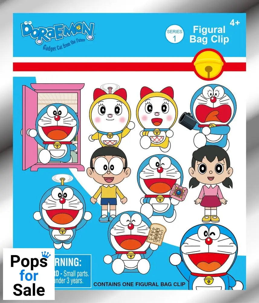 Doraemon 3D Foam Bag Clips Serie 1 Display (24)