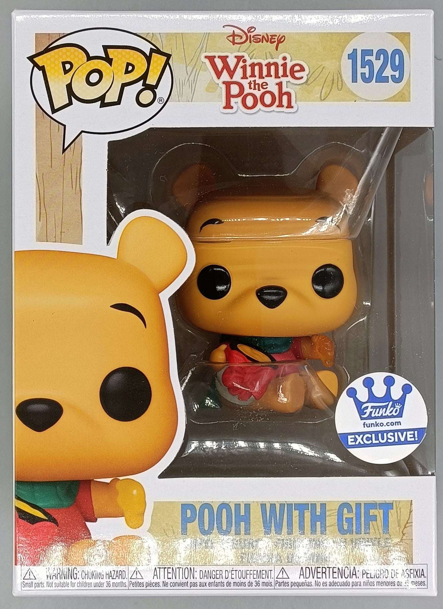 1529 Pooh with Gift - Disney Winnie the Pooh Funko POP - Brand New