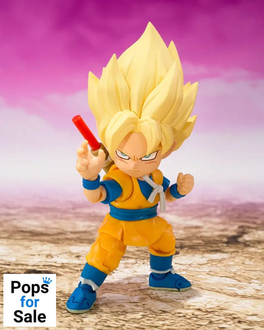Dragon Ball S.H.Figuarts Action Figure Super Saiyan Son Goku (mini) Daima 8 cm