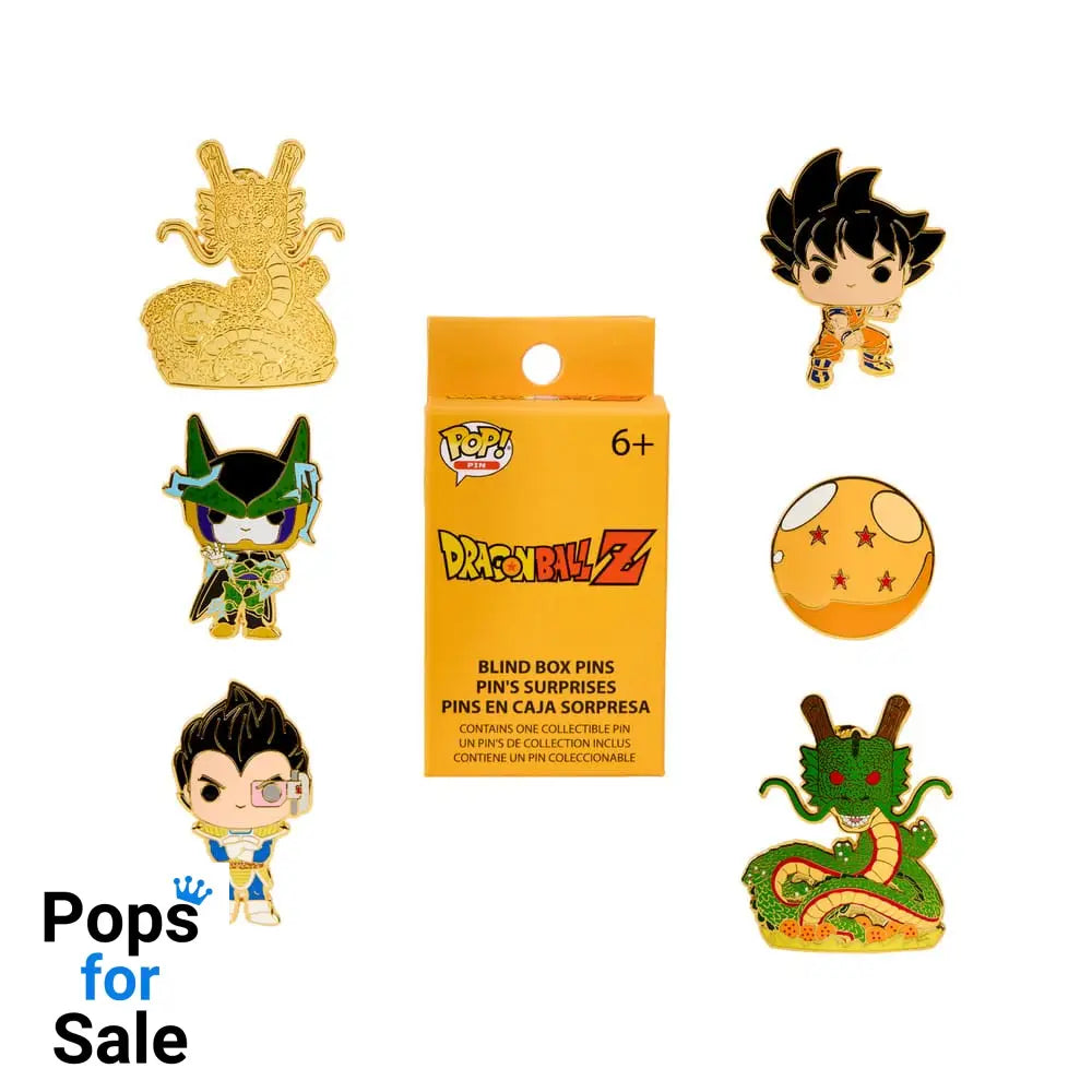 Dragon Ball Z by Loungefly Enamel Pins Blind Box Characters Display (12) Funko POP Pins & Brooches