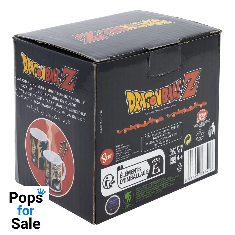 Dragon Ball Z Heat Change Mug Vegeta & Goku 325 ml Cups & Mugs