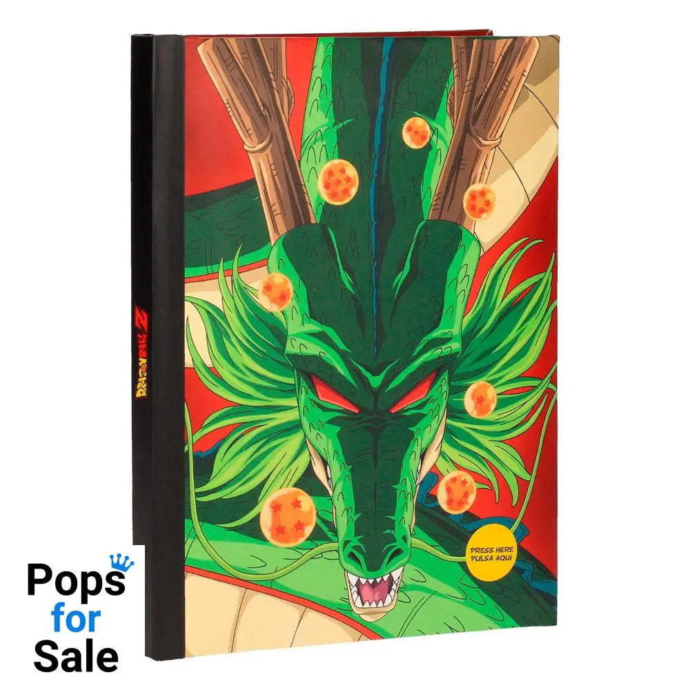 Dragon Ball Z Notebook with Light Shenron Dragon