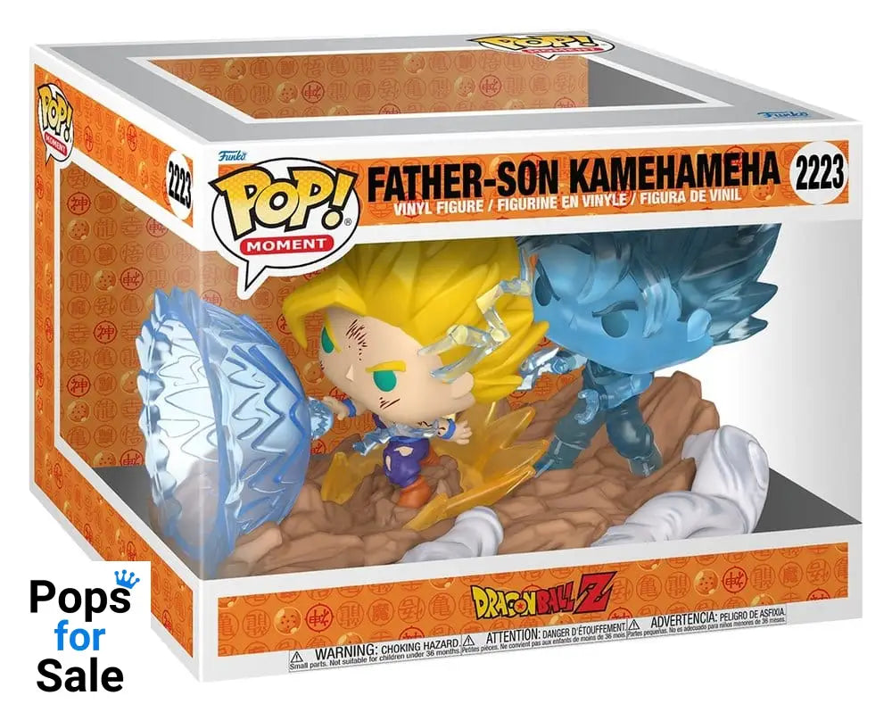Dragon Ball Z POP Moments Vinyl Figures Father-Son Kamehameha 9 cm