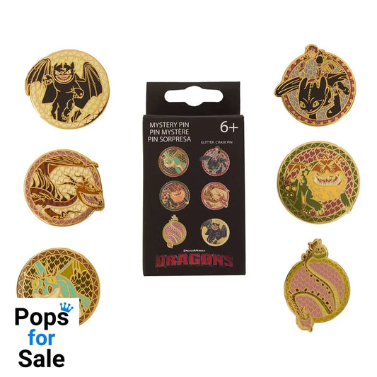 Dreamworks by Loungefly Enamel Pins Blind Box How to Train your Dragon Assortment (12)