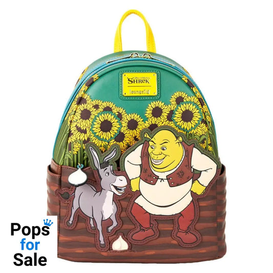 Dreamworks by Loungefly Mini Backpack Shrek & Donkey Sunflower Field