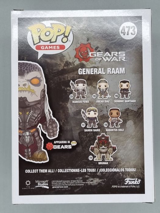 473 General RAAM - Gears of War - 2019 Con Funko POP
