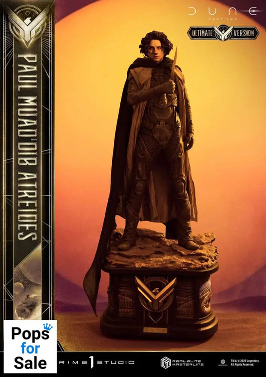 Dune: Part Two Real Elite Masterline Series Statue 1/3 Paul Atreides Ultimate Bonus Version 90 cm