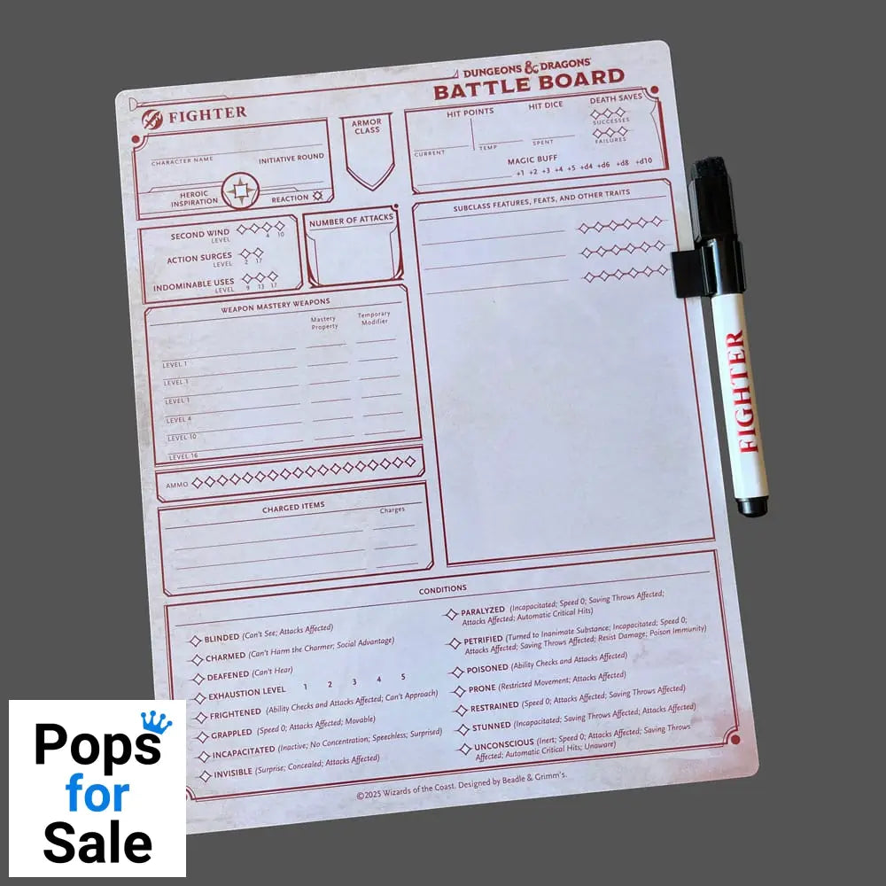 Dungeons & Dragons Battle Board Fighter