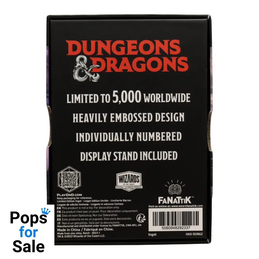 Dungeons & Dragons Limited Edition Waterdeep Badge Replica