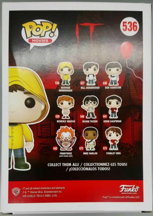 #536 Georgie Denbrough (No Arm) Chase Edition - Horror - IT Funko POP
