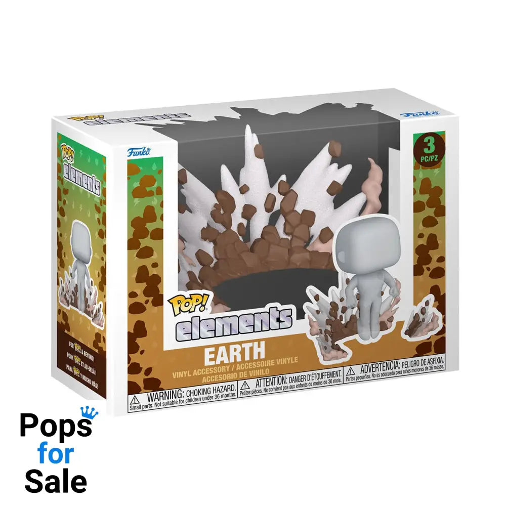 Earth POP! Nooks Vinyl Figure Dirt/Rock 5 cm