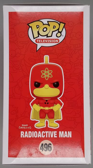 496 Radioactive Man - The Simpsons - Box Damaged Funko POP