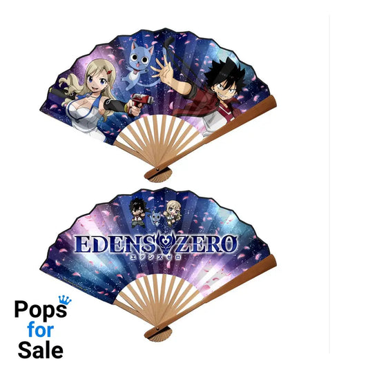 Edens Zero Folding Fan Rebecca, Happy & Shiki