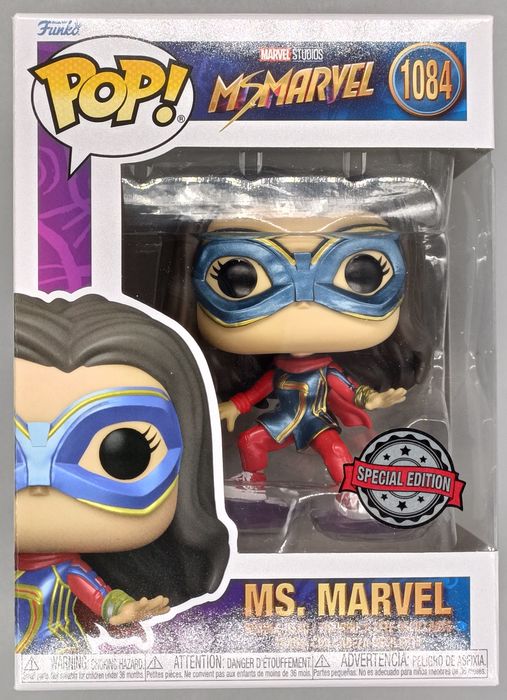 #1084 Ms. Marvel (w/ Platforms) - Marvel Ms. Marvel Funko POP
