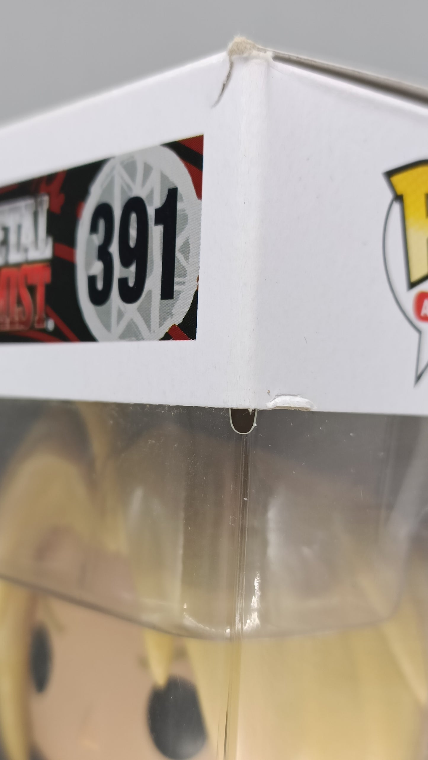 #391 Edward Elric - Full Metal Alchemist - Box Damaged Funko POP