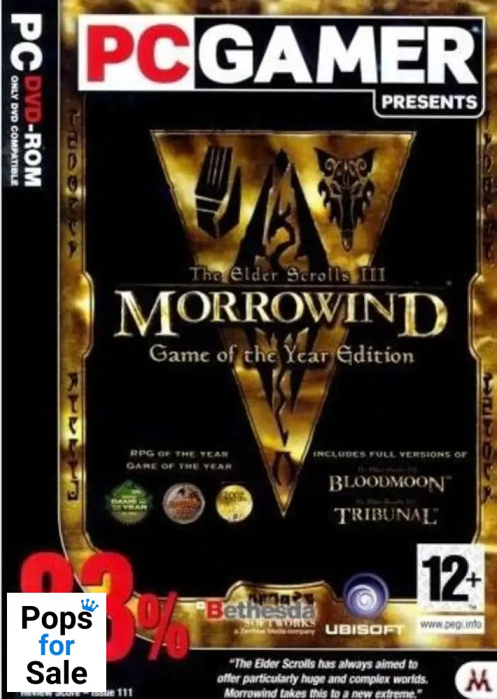 Elder Scrolls III: Morrowind Game of the Year Edition