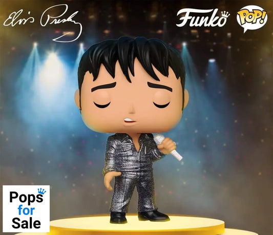 Elvis Presley POP! Rocks Vinyl Figure '68ComebackSpecial(DGLT) 9 cm
