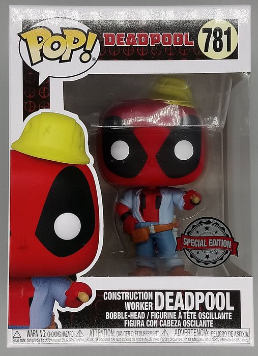 #781 Construction Worker Deadpool - Marvel Funko POP