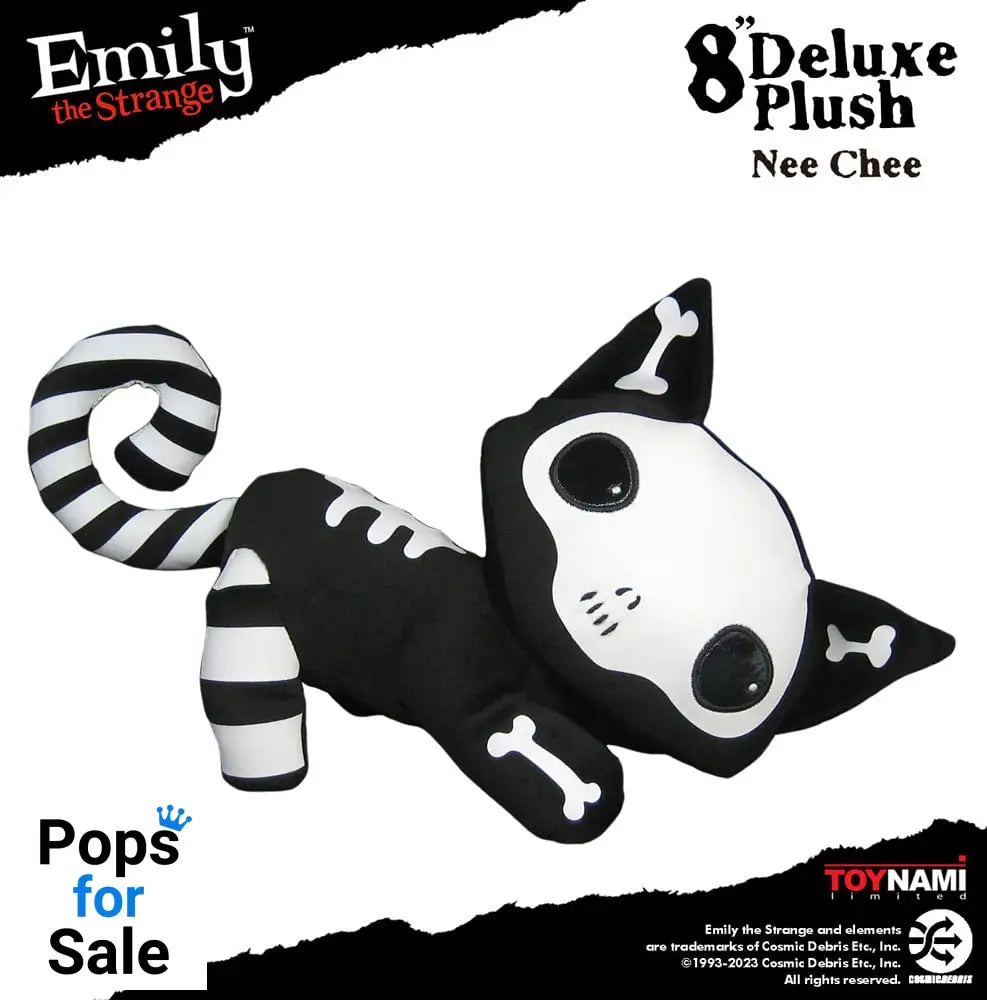 Emily the Strange Plush Figure Nee Chee 20 cm