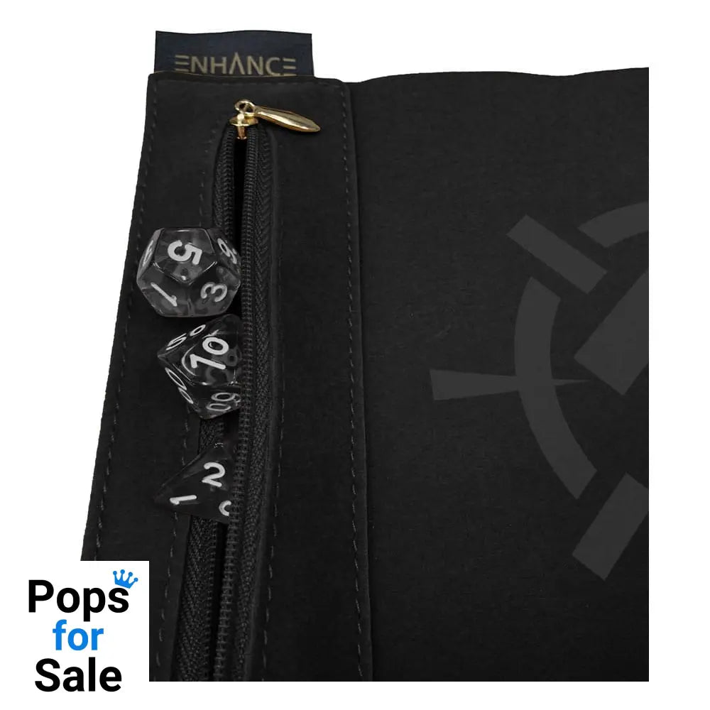 Enhance Tabletop Roll on a Scroll Bag with Dice Black Dice accessories