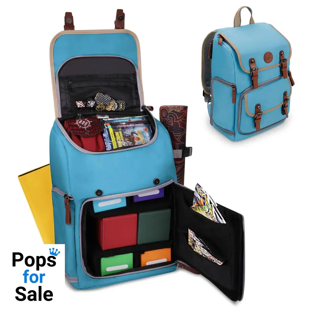 Enhance TCG Series Trading Card Backpack Designer Edition Blue Mid-Size Bags