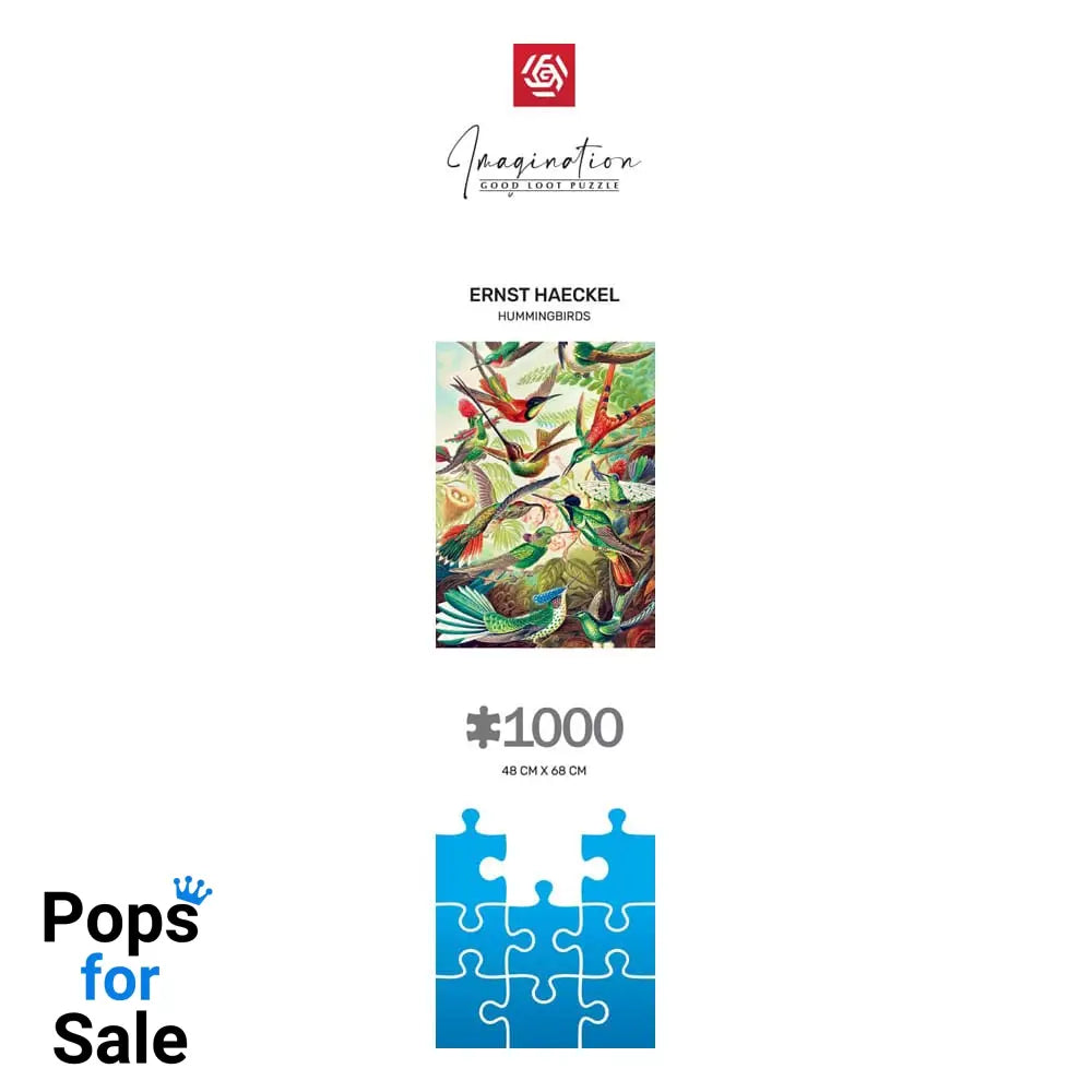 Ernst Haeckel Imagination Puzzle Hummingbirds/Kolibry (1000 pieces)