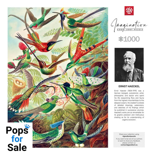 Ernst Haeckel Imagination Puzzle Hummingbirds/Kolibry (1000 pieces)