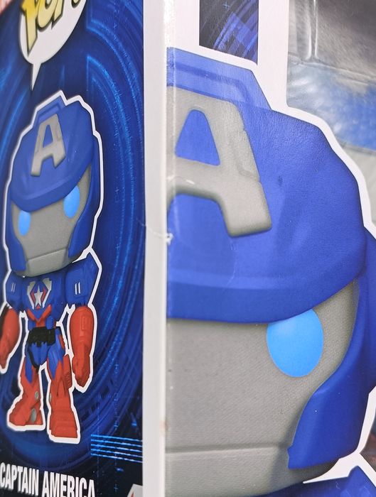 #829 Captain America - Marvel Mech - Box Damaged Funko POP