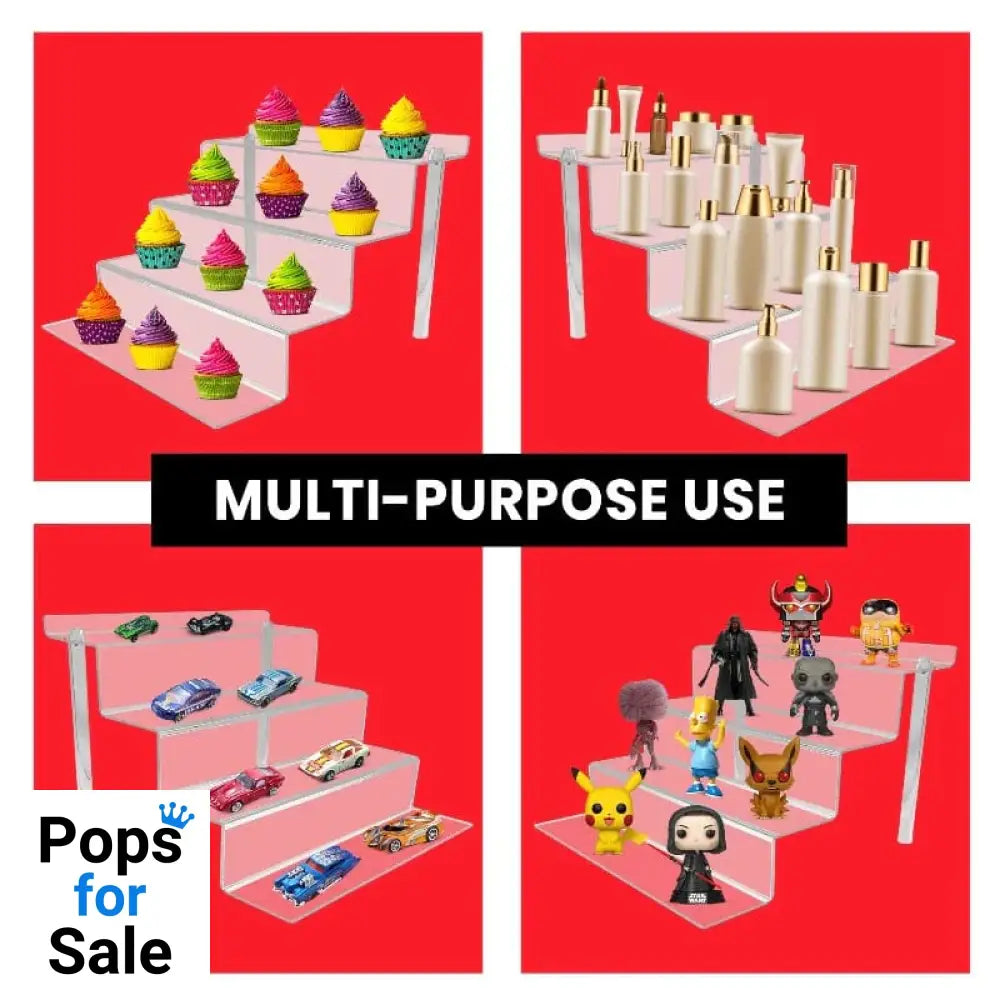 Evoretro Acrylic Shelf Riser 2-Pack RS6 Gadgets