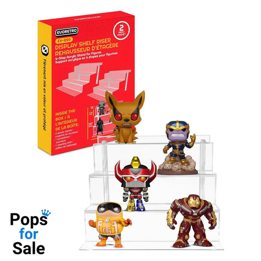 Evoretro Acrylic Shelf Riser 2-Pack RS9