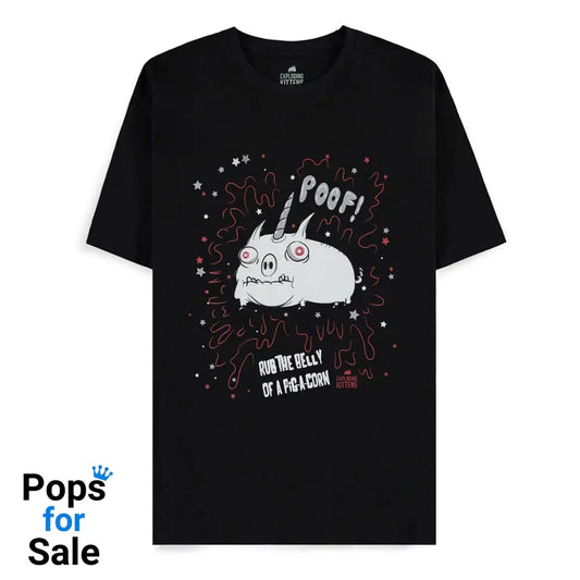Exploding Kittens T-Shirt POOF! Size XL