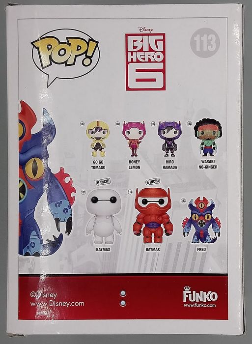 113 Fred - Disney Big Hero 6 - Funko POP - Box Damaged