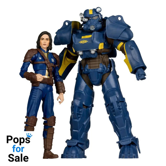 Fallout 4 Statue 2-Pack T-60 Vault Tec & Sole Survivor 18 cm
