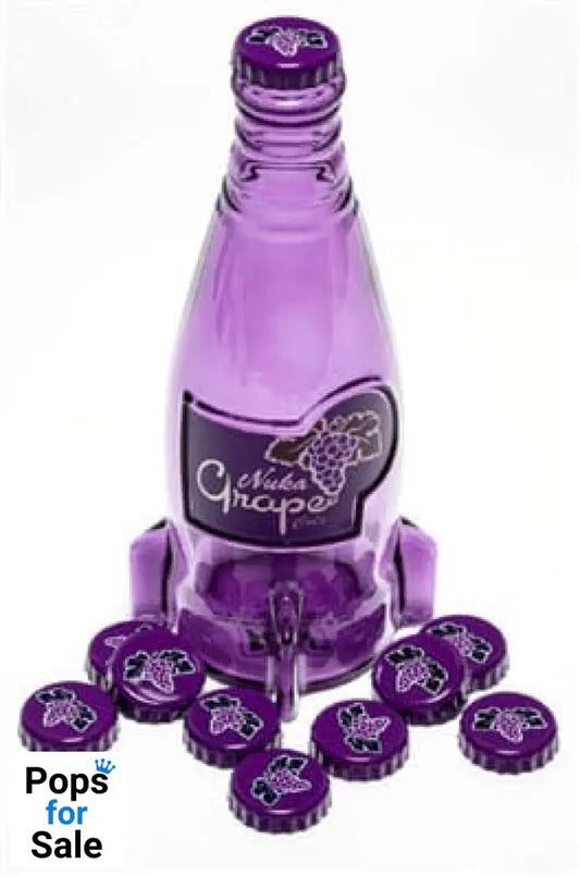 Fallout Bottle Series Replica Glass Bottle & Cap Nuka Cola Grape