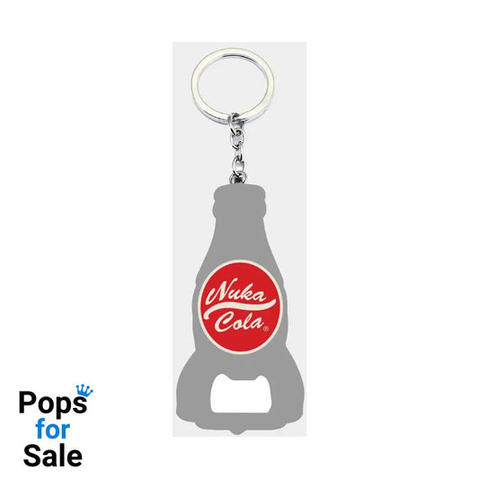 Fallout Keychain with Bottle Opener Nuka Cola Logo