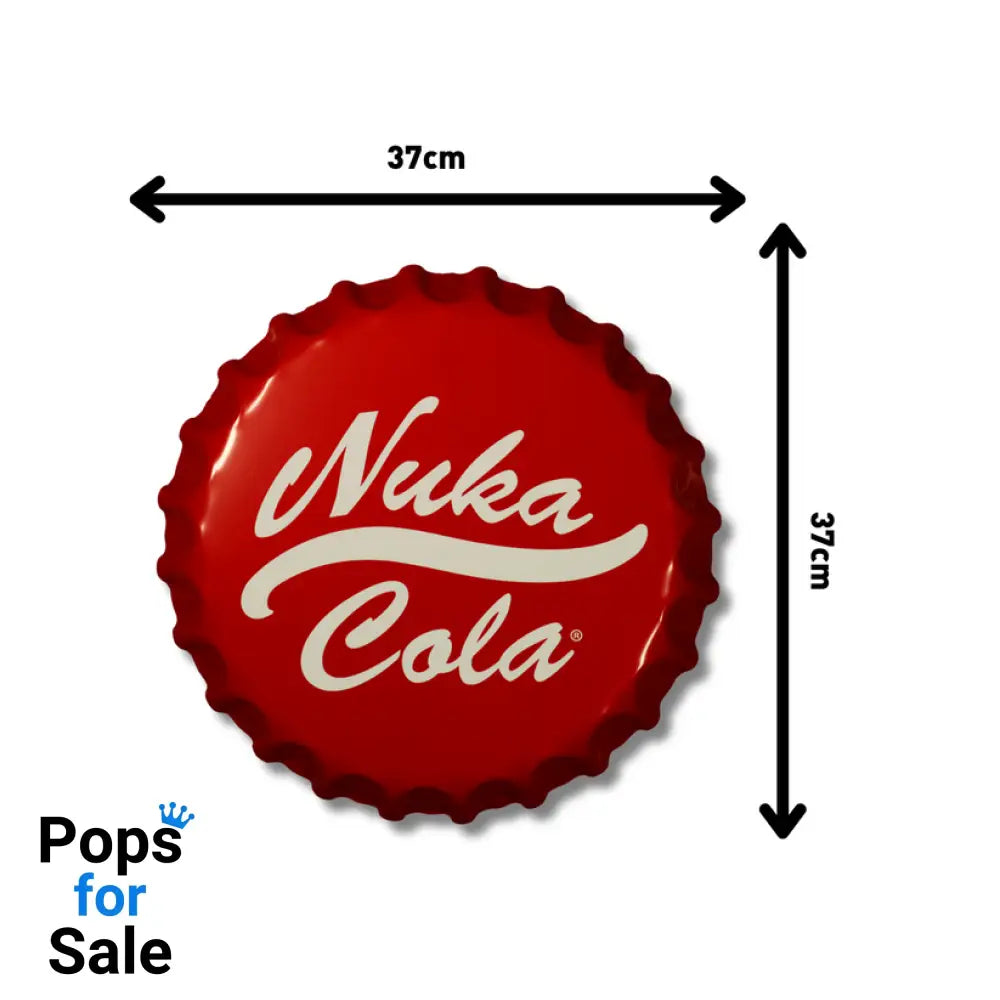 Fallout Nuka-Cola Bottle Cap Tin Sign Tin Sign