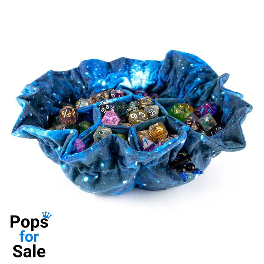 FanRoll Dice bag with compartments Velvet Galaxy
