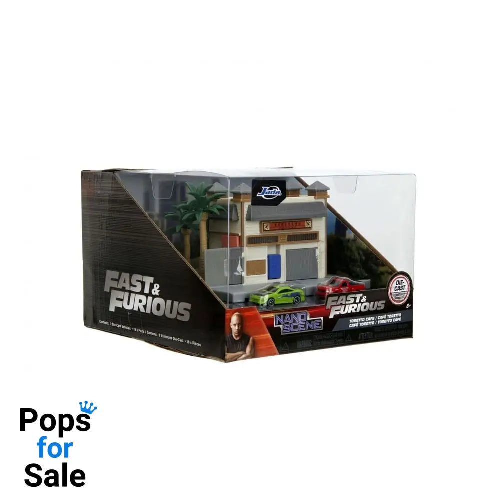 Fast & Furious Nano Metalfigs Nano Scene Toretto´s Café Dioramas